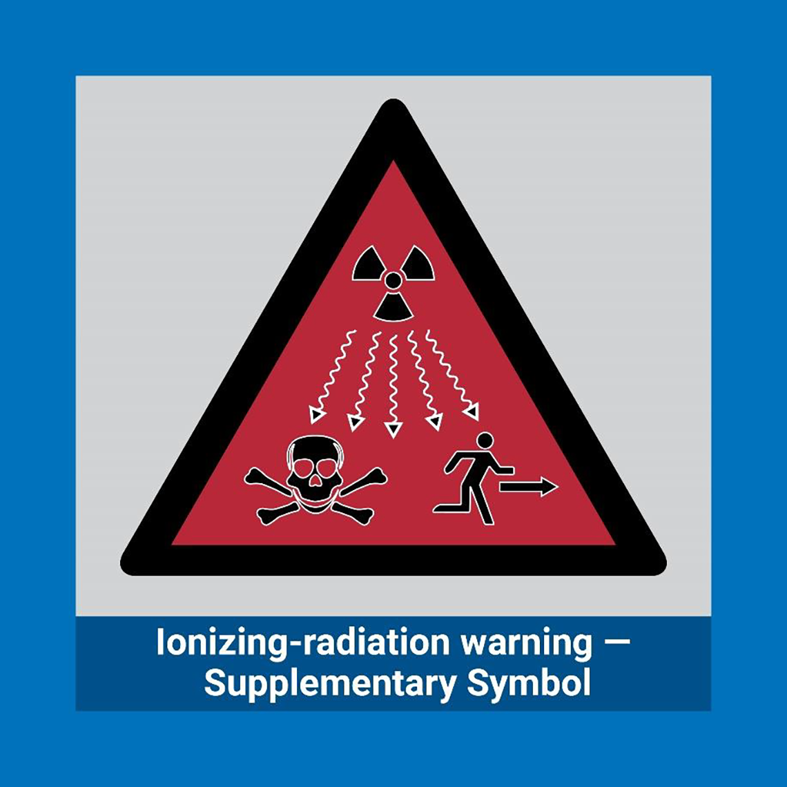The ionizing radiation warning supplementary symbol