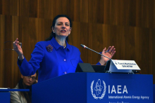 <br><br>From entrepreneurship to Director of the Division of Budget and Finance at the IAEA and a continued career in the United Nations, Bettina Tucci Bartsiotas is a quintessential example of professionalism and perseverance. <br><br>
Bettina established and ran her own audit and accounting business in Washington DC for 10 years, focusing on efficiency and results-orientation. In every career choice she has made, Bettina says, she was guided by her abilities rather than by gender stereotypes. <br><br>
Her experience in the IAEA, and dedication to the multilateral work led Bettina to senior level positions as Assistant Secretary General, Controller of the United Nations, and Director of UNICRI.<br><br>
Bettina’s advice to young women and future leaders is to “make gender your strength, because we can bring to the table traits and characteristics that are needed for a balanced working environment.”
