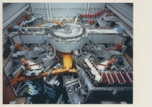 JT-60 (Japan Torus-60) was a large tokamak operated by the Japan Atomic Energy Research Institute and by the Japan Atomic Energy Agency's Naka Fusion Institute in Japan between 1985 and 2010.
(IAEA Archives/Credit: JAERI, Japan)