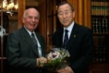 U.N. Chief greets TC Manager