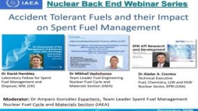 Nuclear Back End Webinar Series 1.3 - Accident Tolerant Fuels and Their Impact on Spent Fuel Management