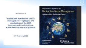 Nuclear Back End Webinar Series 2.3 - Sustainable Radioactive Waste Management – highlights and conclusions of the IAEA International Conference on Radioactive Waste