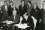 MILESTONES IN THE HISTORY OF THE IAEA
<br /><br />
Leopold Figl, Austria’s Minister for Foreign Affairs (seated right), and Sterling Cole, the first IAEA Director General (seated left), signed the Headquarters Agreement between Austria and the IAEA on 11 December 1957.<br />
(Photo: IAEA)