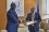 Six Country Programme Frameworks (CPFs) were signed on the margins of the General Conference. A CPF is the frame of reference for medium-term planning of technical cooperation between a Member State and the IAEA. It identifies the priority areas where nuclear technology can be used to address priority national development goals. Here, HE Mr Ibrahim Yacoubou, Minister of Foreign Affairs, Cooperation, African Integration and Nigeriens Abroad, shakes hands with Mr Shaukat Abdulrazak, Director of the Division for Africa, Department of Technical Cooperation, after signing the CPF for Niger. 