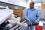 Saif Uddin prepares a plankton net for deployment to assess micro-plastics in seawater, another area of study at KSIR's marine environment laboratories.