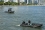 Roving security patrols equipped with specialized detection instruments monitored strategic locations, including areas outside of the secured venues. Here, the Panamanian authorities patrol the coast near the Cinta Costera boardwalk, where Catholic youths gathered to hear Pope Francis' opening message. 