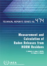 Measurement and Calculation of Radon Releases from NORM Residues