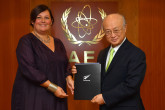 The new Resident Representative of New Zealand, Nicole Jocelyn Roberton, presented her credentials to IAEA Director General Yukiya Amano at the IAEA headquarters in Vienna, Austria on 7 March 2017.

