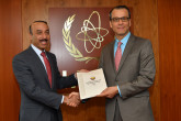 The new Resident Representative of Qatar to the IAEA, HE Mr. Sultan Salmeen Almansouri, presented his credentials to Cornel Feruta, IAEA Acting Director General at the Agency headquarters in Vienna, Austria, on 11 September 2019


