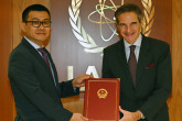 The new Resident Representative of Viet Nam to the IAEA, HE Mr. VU Le Thai Hoang, presented his credentials to IAEA Director General Rafael Mariano Grossi, at the Agency headquarters in Vienna, Austria. 17 December 2024