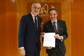 The new Resident Representative of Argentina to the IAEA, HE Mr. Gustavo Zlauvinen, presented his credentials to IAEA Director General Rafael Mariano Grossi, at the Agency headquarters in Vienna, Austria. 17 December 2024