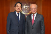 Call by new Resident Representative of Korea, Shin Dong-ik, as he met with IAEA Director General Yukiya Amano at the IAEA headquarters in Vienna, Austria on 10 January 2017.