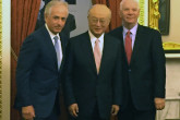 IAEA Director General Yukiya Amano met with U.S. Senator Bob Corker, chairman of the Senate Foreign Relations Committee, and Senator Ben Cardin, Ranking Member of the Senate Foreign Relations Committee, during his official visit to Washington D.C., United States of America. 21 March 2017