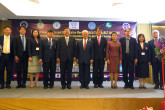 IAEA Director General Yukiya Amano, with Mr Arasakas Boonruang, Minister of Science and Technology, at the First Meeting of the IAEA’s regional project on ‘Managing and Controlling Aedes Vector Populations using the Sterile Insect Technique’during his official visit to Bangkok, Thailand. 11 February 2018 
