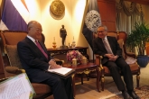 IAEA Director General Yukiya Amano met with Mr Don Pramudwinai, Minister of Foreign Affairs, during his official visit to Bangkok, Thailand. 11 February 2018 
