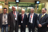 IAEA Director General Yukiya Amano met with Mr. Atef Abdel Hamid (2nd from right), Chairperson of the Egyptian Atomic Energy Authority (EAEA) and staff of the Research Reactor (ETRR-2) in Inshas, during his official visit to Egypt. 3 February 2019