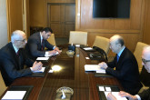 IAEA Director General Yukiya Amano met with H.E. Mr. Hamdi Loza, Deputy Foreign Minister of Egypt, during his official visit to Cairo, Egypt. 4 February 2019