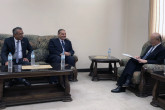 IAEA Director General Yukiya Amano met with Mr. Atef Abdel Hamid, Chairperson of the Egyptian Atomic Energy Authority (EAEA), during his visit to the Research Reactor (ETRR-2) in Inshas, Egypt. 3 February 2019