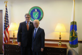 IAEA Director General Yukiya Amano met with Rick Perry, US Secretary of Energy during his official visit to Washington DC, USA. 3 April 2019.