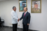 IAEA Director General Yukiya Amano met with Dr Alfredo Gonzalez Lorenzo, Deputy Minister of Health of Cuba, during his official visit to Havana, Cuba, 17 May 2019