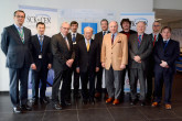 IAEA Director General Yukiya Amano with staff from the Belgian SCK-CEN Nuclear Research Facility, during his official visit to Belgium. Far left, Cornel Feruta, IAEA Chief Coordinator. 21 March 2018

Photo Credit: SCK-CEN
