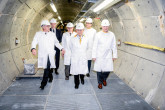 IAEA Director General Yukiya Amano tours the Underground Research Facility (HADES), during his official visit to Belgium. 21 March 2018.

Photo Credit: SCK-CEN