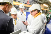 IAEA Director General Yukiya Amano tours the Underground Research Facility (HADES), during his official visit to Belgium. 21 March 2018.

Photo Credit: SCK-CEN