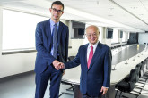 On June 25, 2018, ahead of the World Nuclear Energy International Exhibition in Paris, François Jacq, CEA General Administrator, received Yukiya Amano, Director General of the International Atomic Energy Agency (IAEA) at CEA's Paris headquarters. 

Photo Credit: L. Godart / CEA