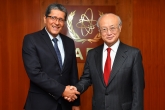 IAEA Director General Yukiya Amano met with Jaime Alfredo Miranda Flamenco, Deputy Minister of Foreign Affairs of El Salvador, at the IAEA headquarters in Vienna, Austria on 29 May 2017.