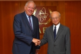 IAEA Director General Yukiya Amano met with Thomas A. Shannon Jr., Under Secretary for Political Affairs of the United States of America at the IAEA headquarters in Vienna, Austria on 20 July 2017.
