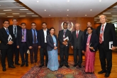 IAEA Director General Yukiya Amano met with Dr Sanjay Sharma, Secretary of Science and Technology of Nepal, and his delegation at the IAEA headquarters in Vienna, Austria on 14 December 2017.
