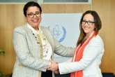 Najat Mokhtar, IAEA Acting Director General and Head of the Department of Nuclear Sciences and Applications met HE Ms Verónica Espinosa Serrano, Minister of Public Health of Ecuador, during her official visit at the Agency headquarters in Vienna, Austria on 15 March 2019. 