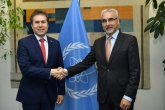 Juan Carlos Lentijo, IAEA Acting Director General and Head of the Department of Nuclear Safety and Security met His Excellency Mr. Luis Castiglioni, Minister of Foreign Affairs of Paraguay, during his official visit at the Agency headquarters in Vienna, Austria on 24 May 2019.