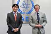 Rafael Mariano Grossi, IAEA Director General, met with HE Mr. Choi Jong-moon, Vice Minister of Foreign Affairs, Republic of Korea during his official visit at the Agency headquarters in Vienna, Austria. 28 May 2021