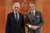 Rafael Mariano Grossi, IAEA Director-General, met with Dr. Fatih Birol, Executive Director International Energy Authority (IEA), during his official visit to the Agency headquarters in Vienna, Austria. 6 May 2022. 