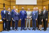 Rafael Mariano Grossi, IAEA Director General, met with Congressman Gregory Meeks, together with the United States Congressional delegation, during their official visit to the Agency headquarters in Vienna, Austria. 27 May 2022.