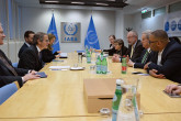 Rafael Mariano Grossi, IAEA Director-General, met with US Congressman Joe Wilson, (R-SC), Chairman, of the U. S. Helsinki Commission, during his official visit to the Agency headquarters in Vienna, Austria. 21 February 2024.