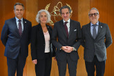Rafael Mariano Grossi, IAEA Director-General, met with Mrs. Milena Roveda, Chair of the European Fusion Association and CEO of Gauss Fusion during her official visit to the Agency headquarters in Vienna, Austria. 25 November 2024.