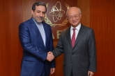 IAEA Director General Yukiya Amano met with Abbas Araghchi, Iranian Vice Minister for Legal and International Affairs, at the IAEA headquarters in Vienna, Austria on 10 January 2017.