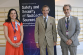 Rafael Mariano Grossi, IAEA Director-General, met with Co-Presidents of the International Conference on Safety and Security of Radioactive Sources, Nathalie Semblat, Deputy Director General and Senior Program Manager for Nuclear and Radiological Security in Global Affairs Canada's Weapons Threat Reduction Program, and Luis Pedro Huerta Torchio, Executive Director and Head of the Division of Research and Nuclear Applications of the Chilean Nuclear Energy Commission at the Agency headquarters in Vienna, Austria. 24 June 2022