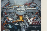 JT-60 (Japan Torus-60) was a large tokamak operated by the Japan Atomic Energy Research Institute and by the Japan Atomic Energy Agency's Naka Fusion Institute in Japan between 1985 and 2010.
(IAEA Archives/Credit: JAERI, Japan)