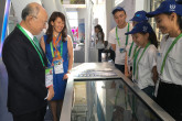 IAEA Director General Yukiya Amano visited the IAEA booth at the UN pavilion at the Expo 2017 "Future Energy" in Astana, Kazakhstan on 27 August 2017.

Photo Credit: Expo 2017 Astana