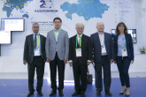 IAEA Director General Yukiya Amano at the Expo 2017 Astana -  World Nuclear Energy Pavilion, with exhibits from Kazatomprom, ROSATOM, Areva and Cameo, during his official visit to Astana, Kazakhstan on 27 August 2017.
Far left, Sayed Ashraf, Special Assistant to the Director General for Nuclear Energy, Nuclear Application and Technical Cooperation.

Photo Credit: Expo 2017 Astana