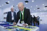 IAEA Director General Yukiya Amano at the Expo 2017 Astana -  World Nuclear Energy Pavilion, with exhibits from Kazatomprom, ROSATOM, Areva and Cameo, during his official visit to Astana, Kazakhstan on 27 August 2017.

Photo Credit: Expo 2017 Astana