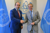 Rafael Mariano Grossi, IAEA Director-General, met with HE Mr. Javier Eduardo Martínez-Acha Vásquez, Minister of Foreign Affairs of Panama, during his official visit to the Agency headquarters in Vienna, Austria. 17 July 2025.