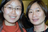 The reception is a tribute to employees like Ying Wu and Sin May Wong and all the 2,300 strong team of IAEA staff. Former employees also join the celebrations in honour of the IAEA&acute;s share of the 2005 Nobel Peace Prize. (Photo credit: K. Tischlinger/IAEA) 