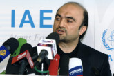 Javad Vaidi, Deputy Secretary, Supreme National Security Council addressing the media at a press conference. (Photo Credit: D. Calma/IAEA)