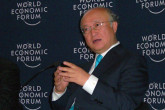 IAEA Director General Yukiya Amano participates at a discussion during the Global Energy Outlook Session at the World Economic Forum 2012 at Davos, Switzerland. 27-28 January 2012.