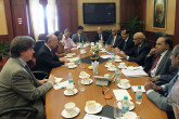 IAEA Director General Yukiya Amano met with Dr. Ratan Kumar Sinha, Chairman of the Atomic Energy Commission of India, during his official visit to Mumbai, India. 11 March 2013