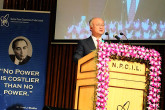 IAEA Director General Yukiya Amano delivers his speech 'IAEA Perspective on Future of Nuclear Energy' at the Indian Nuclear Society  (INS) Jubilee Lecture, during his official visit to India.  Bhabha Atomic Research Centre, Mumbai, 11 March 2013